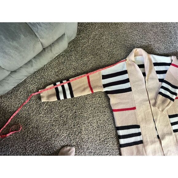 NWOT beautiful, long, heavy sweater/cardigan. Acrylic. Tag says XXL but fits mo - Picture 9 of 15